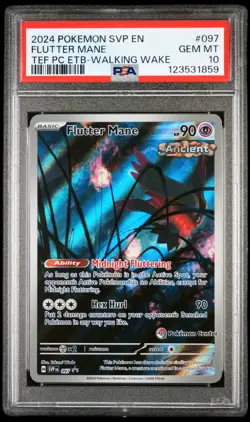 🔥🚀 POKEMON CENTER FLUTTER MANE 097 PSA 10 low pop exclusive grail 🏆 - Image 1