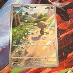 Pokemon Paldean Wooper 102/094 Illustration Rare Holo Me02 Phantasmal Flames - Image 1