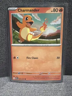 Pokemon Charmander Ascended Heroes 020/217 Cosmo Holo Promo - Image 1