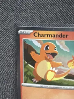 Pokemon Charmander Ascended Heroes 020/217 Cosmo Holo Promo - Image 2