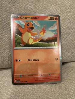 Pokemon Charmander Ascended Heroes 020/217 Cosmo Holo Promo - Image 1