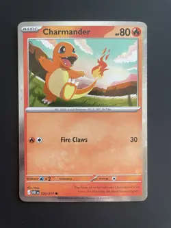 Pokemon TCG Charmander Ascended Heroes Promo 020/217 (Cosmos Holo) Near Mint - Image 1