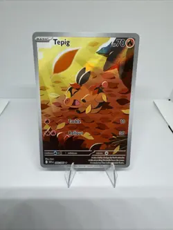 Pokemon TCG Tepig 096/086 Illustration Rare Whire Flare NM - Image 1