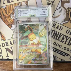 2025 Pokemon Eevee Promo Holo Scarlet & Violet 173 AGS 9.5 TCG - Image 1