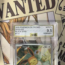 2025 Pokemon Eevee Promo Holo Scarlet & Violet 173 AGS 9.5 TCG - Image 4