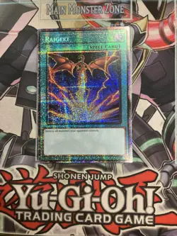 Raigeki Starlight Rare 1st Edition MP25-EN015 Alternate Art Yugioh - Image 1
