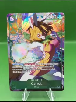 One Piece - Carrot EB03-013 (R) Alt Art Heroines Edition English NM fresh pull - Image 1