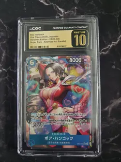 One Piece Boa Hancock EB03-026 Alt Parallel Super Rare Japanese CGC 10 - Image 2