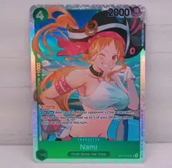 Nami OP14-031 The Azure Sea's Seven SR Foil One Piece - Image 1