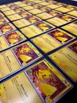 Pokemon 2026 Pokemon Day Pikachu Cosmos Holo Card Lot - 32 Cards - Many Swirls - Image 2