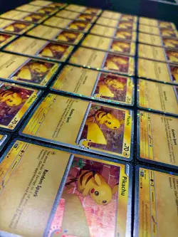 Pokemon 2026 Pokemon Day Pikachu Cosmos Holo Card Lot - 32 Cards - Many Swirls - Image 3