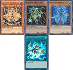 Yugioh Fortune Lady Budget- Deck - Visions - Earth - Water - Light- 55 Cards NM - Image 1