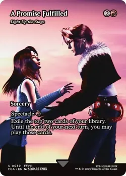 A Promise Fulfilled 0039 ~ **Showcase** Rare MTG Final Fantasy Mint - Image 1