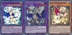 Yugioh Gem-Knight 2024 Deck - Ruby - Garnet - NM Fusion - 54 Cards Seraphinite - Image 1