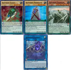 Yugioh Qliphort 2024 Deck - Stealth - Scout - Genius - NM - 55 Cards - Image 1
