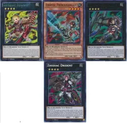 Yugioh Zoodiac 2024 Deck - Drident - Chakanine - Thoroughblad - 55 Cards - NM - Image 1