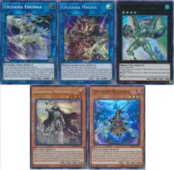Yugioh Crusadia Budget Deck - Gameciel - Equimax - Maximus - Reclusia - 55 Cards - Image 1