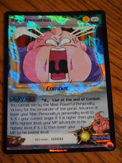 Dragonball Z CCG Fusion Transformation limited rare foil card - Image 1