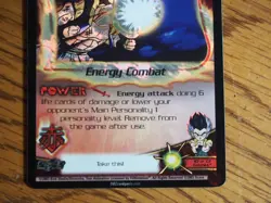Dragonball Z CCG Red Mouth Cannon unlimited rare foil card - Image 3