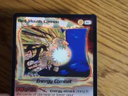 Dragonball Z CCG Red Mouth Cannon unlimited rare foil card - Image 5