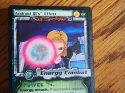 Dragonball Z CCG Cell Saga Android 18's Effect unlimited rare foil card - Image 4