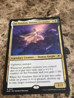 SYR VONDAM, SUNSTAR EXEMPLAR Magic Gathering MTG Edge of Eternities - Image 1