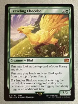MTG / Traveling Chocobo / FIN / #210 / Regular / Mythic / NM - Image 1