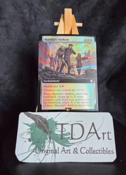 MARSHAL'S ANTHEM ~ NM ~ MTG Magic - 0453 PIP Fallout - FOIL Extended Art - Image 1