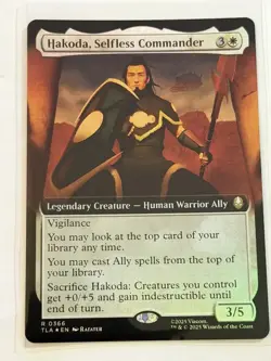 Hakoda, Selfless Commander Extended Art Avatar: The Last Airbender Foil 366 - Image 1