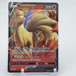 Ninetales V - 026/192 - Ultra Rare- Rebel Clash - Pokemon TCG - NM/M - Image 1