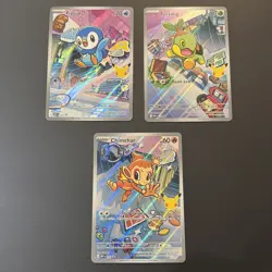 Pokemon First Partner Chimchar Piplup Turtwig Promo MEP 040 041 042 Sinnoh Set - Image 3