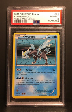 2011 Kyurem Holo | Noble Victories | PSA 8 Near Mint | englisch | Pokemon - Image 1