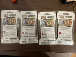 Pokemon Sun And Moon Unbroken Bonds Sleeved Booster Pack Art Set Of 4 Packs - Image 2