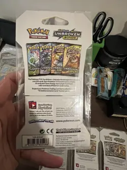 Pokemon Sun And Moon Unbroken Bonds Sleeved Booster Pack Art Set Of 4 Packs - Image 4