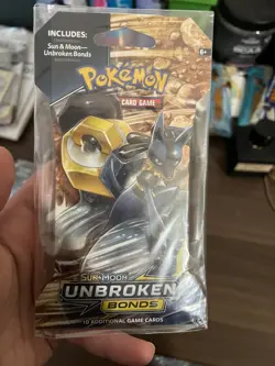 Pokemon Sun And Moon Unbroken Bonds Sleeved Booster Pack Art Set Of 4 Packs - Image 5