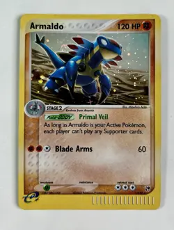 Armaldo 2003 Pokemon Sandstorm Holo Rare #1/100 * Light Play - Image 1