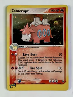 Camerupt 2003 Pokemon Ruby and Sapphire Holo Rare #4/109 * Near Mint - Image 1