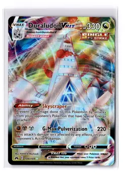 Duraludon VMAX (Full Art) - 104/159 SWSH Crown Zenith Ultra Rare - NM - POKEMON - Image 1