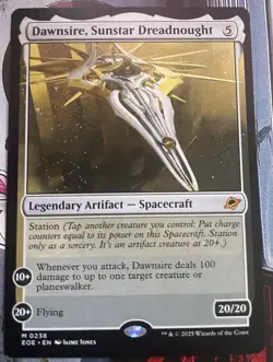 DAWNSIRE, SUNSTAR DREADNOUGHT Magic Gathering MTG Edge of Eternities - Image 1