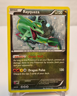 Rayquaza XY64 Holo Black Star XY Promo Pokemon 1553 - Image 1