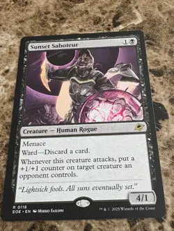SUNSET SABOTEUR Magic Gathering MTG Edge of Eternities - Image 1