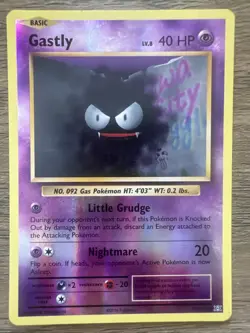 Pokemon Gastly 47/108 Evolutions Reverse Holo NM - Image 1