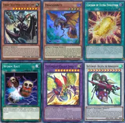 Yugioh Ultimate Great Insect 2024 Deck - Moth Cocoon of Ultra Evolution Weevil - Image 1