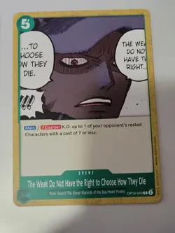 One Piece CCG - Royal Blood: The Weak Do Not Have The Right... (OP10-040) - NM - Image 1