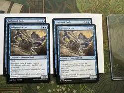 Magic: The Gathering Eddymurk Crab BLB Creature Lot of 4 Cards - Image 1