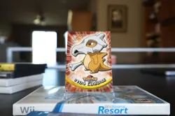 Topps Pokemon Card Cubone #104 Non-Holo Blue Label First Print - Image 1