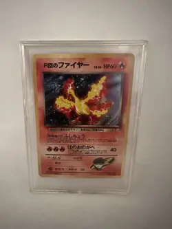 Rocket's Moltres Swirl No.146 Pokemon Card Japanese Gym Heroes - Image 1