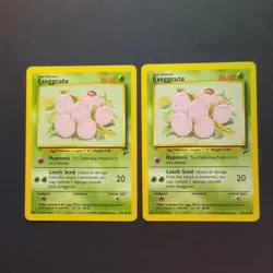 Pokemon Cards WOTC: Exeggcute 74/130 x2 - Base Set 2 - Image 1