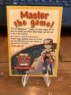 Master The Game! Pokemon Card Insert -Wizards Of The Coast Promo - Image 1