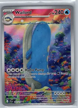 Wailord 162/159 SV09: Journey Together - Pokemon Card - NM - Image 1